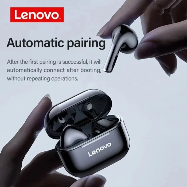 Lenovo LP40 Bluetooth Earphones Touch Control Headset Stereo Earbuds - Image 2