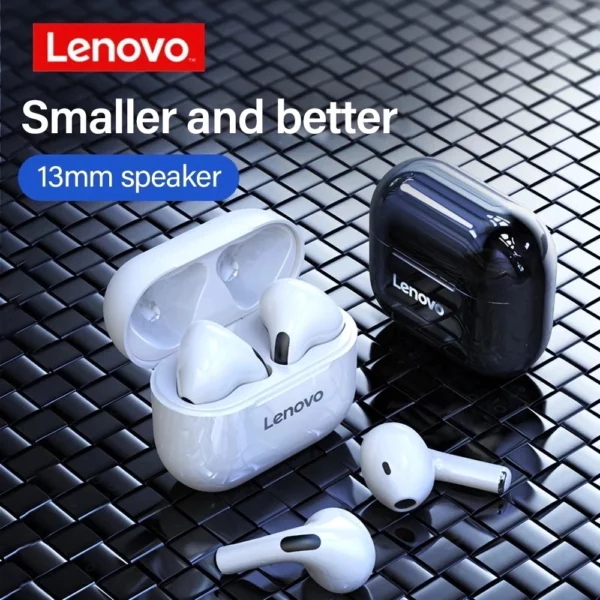 Lenovo LP40 Bluetooth Earphones Touch Control Headset Stereo Earbuds - Image 3