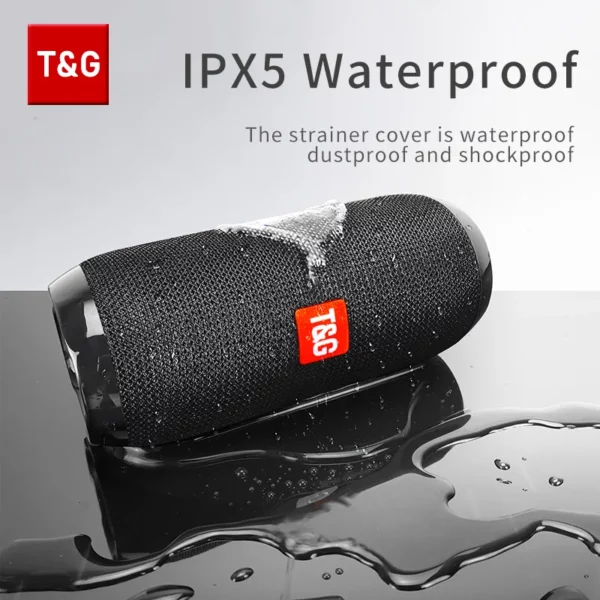 Bluetooth Speakers Portable True Wireless Waterproof Outdoor Stereo (Supports TF Radio) - Image 2