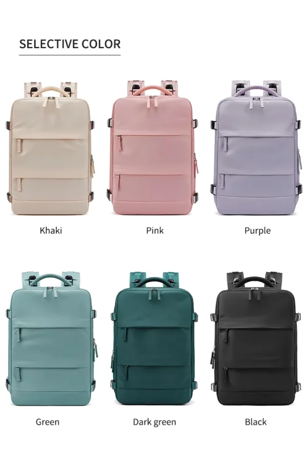 Women Laptop Backpack 15.6inch USB Charging - Image 3