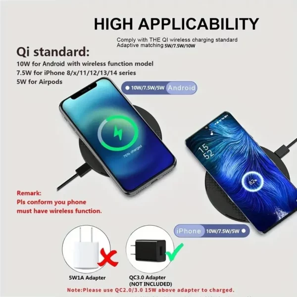 Fast Ultra-thin Wireless Phone Charging Station - Image 3