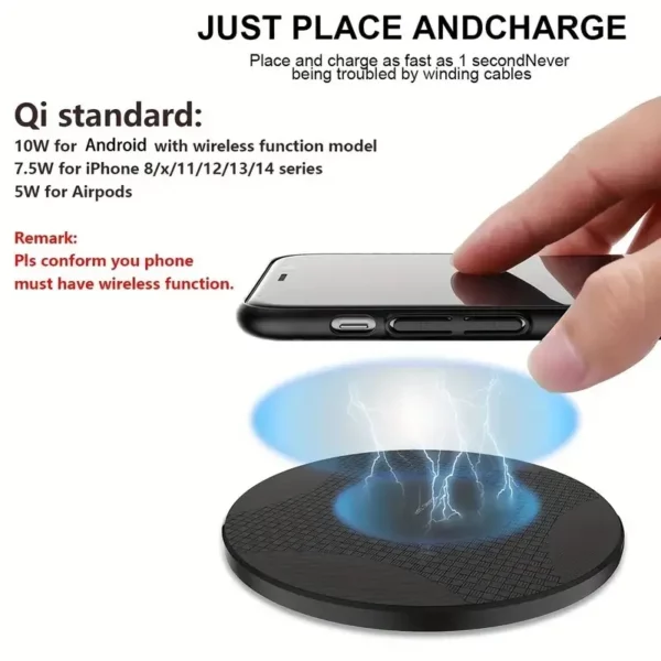 Fast Ultra-thin Wireless Phone Charging Station - Image 6