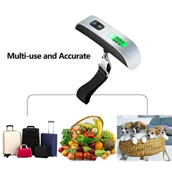 Portable Travel Scale Digital LCD Display 110lb/50kg - Image 5