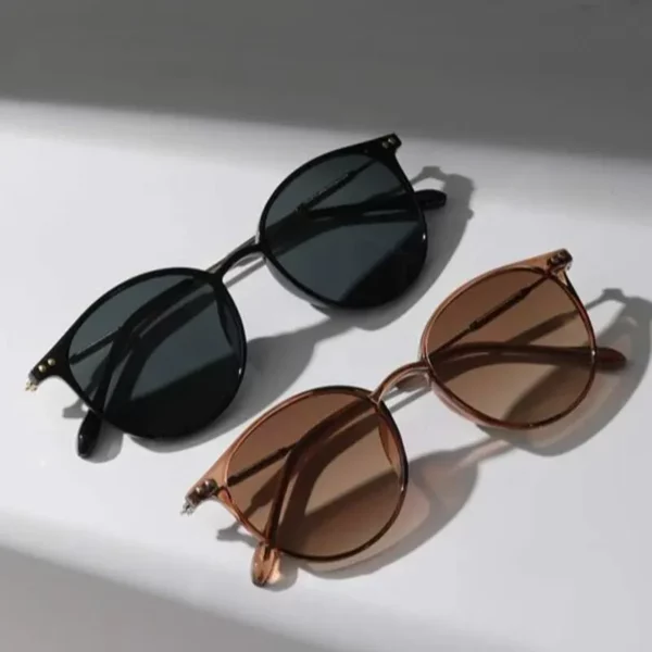 2 Pairs Cute Vintage Small Round Sunglasses - Image 3