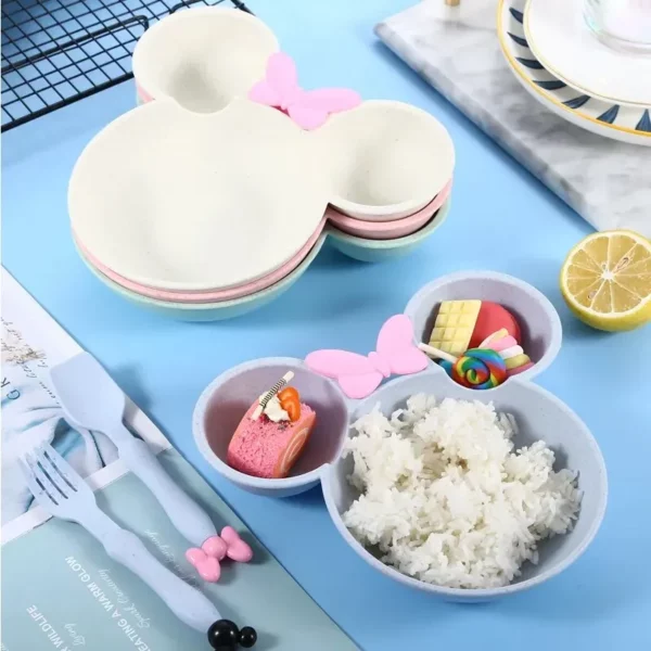 3 Piece Cartoon Baby/Kid Tableware Set - Image 2