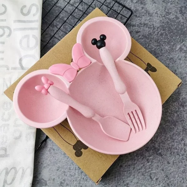 3 Piece Cartoon Baby/Kid Tableware Set