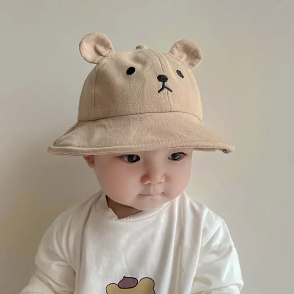 Cute Bear Baby Hat With Ears - Image 2