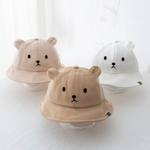 Cute Bear Baby Hat With Ears - Image 3