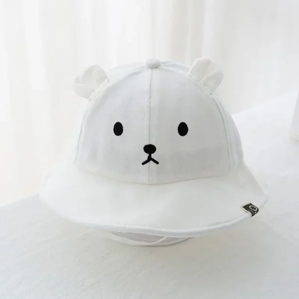 Cute Bear Baby Hat With Ears - Image 4