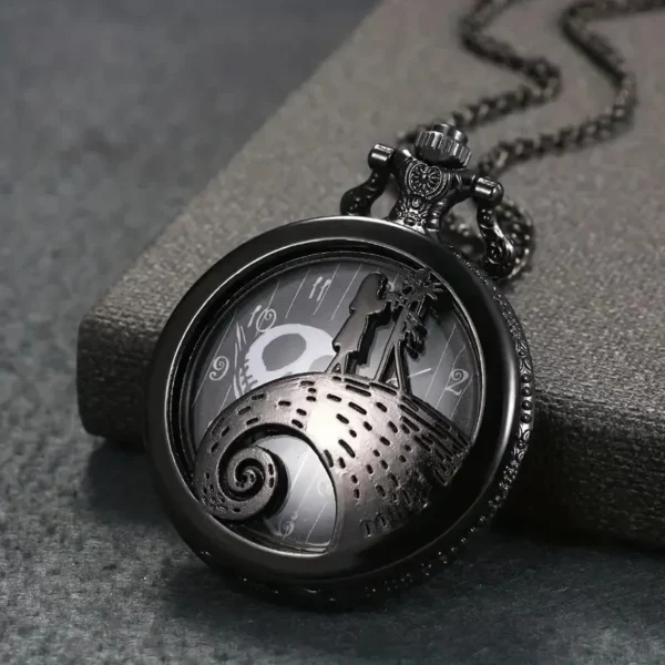 Vintage Fashion Pocket Watch with Chain Necklace Pendant - Image 6