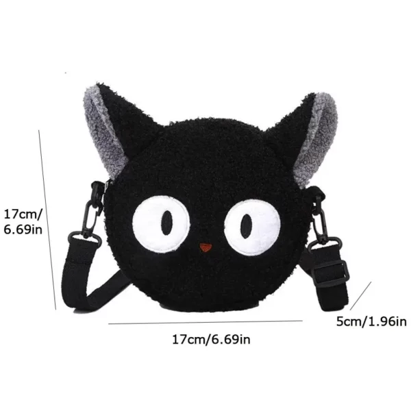 Multi Pockets Japanese Style Plush Bag - Image 6