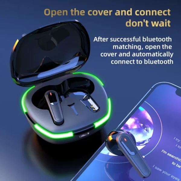 Wireless Bluetooth Headset with Mic Noise Cancelling Stereo Earphones - Image 6