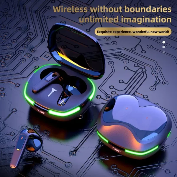 Wireless Bluetooth Headset with Mic Noise Cancelling Stereo Earphones